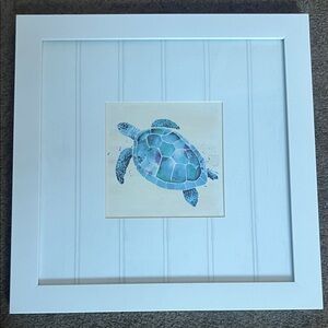 Framed Sea Turtle Art Print